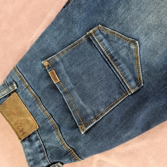 A2A11 jeans blue straight leg button fly Size W 33 - Picture 8 of 13